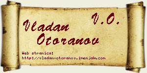 Vladan Otoranov vizit kartica
